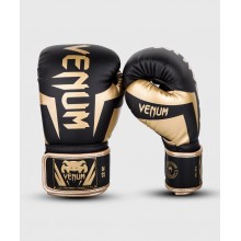 Venum Elite Boxing Gloves - Black/Gold